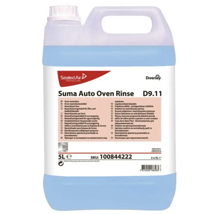Diversey Suma Auto Oven Rinse D9.11 Konveksiyonel Fırın Parlatıcı 5 Lt - 2