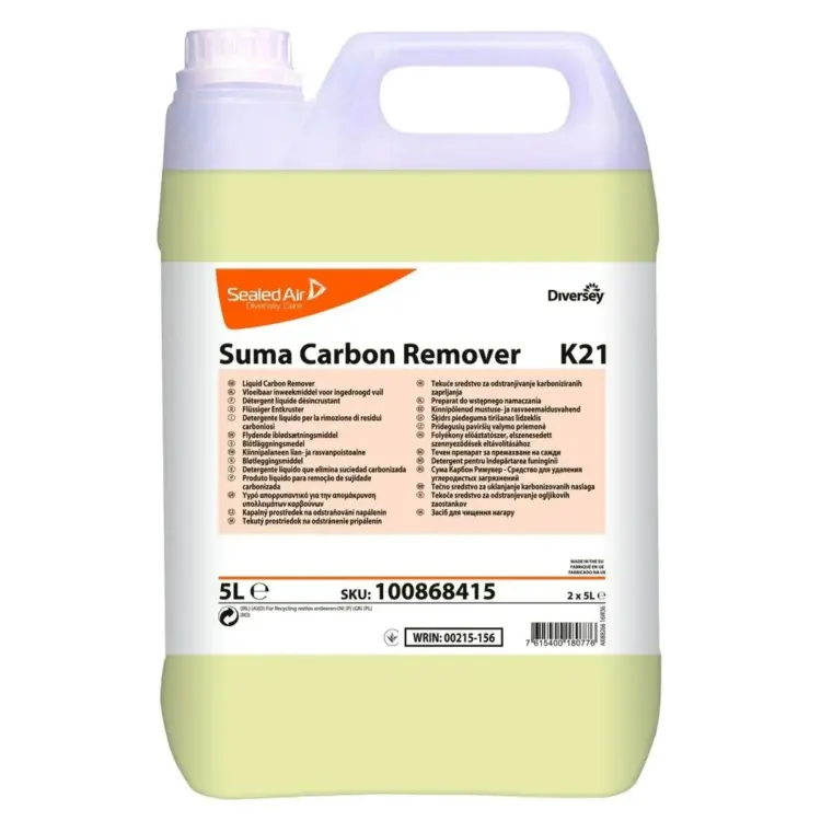 Diversey Suma Carbon Remover K21 Plus Karbon Kir ve Yağ Ön Daldırma 5 Lt - 2