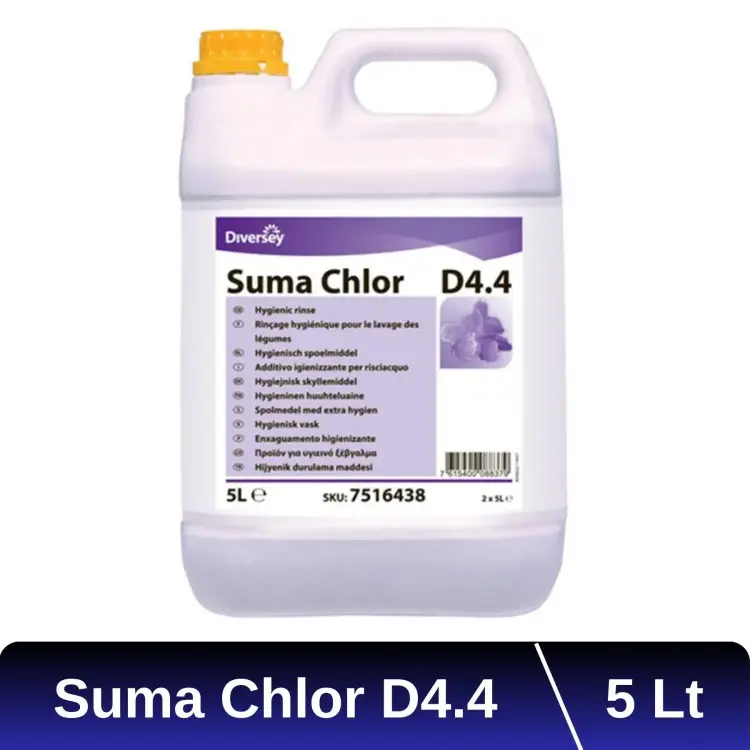 Diversey Suma Chlor D4.4 Hijyenik Meyve ve Sebze Durulama 5 Lt - 1