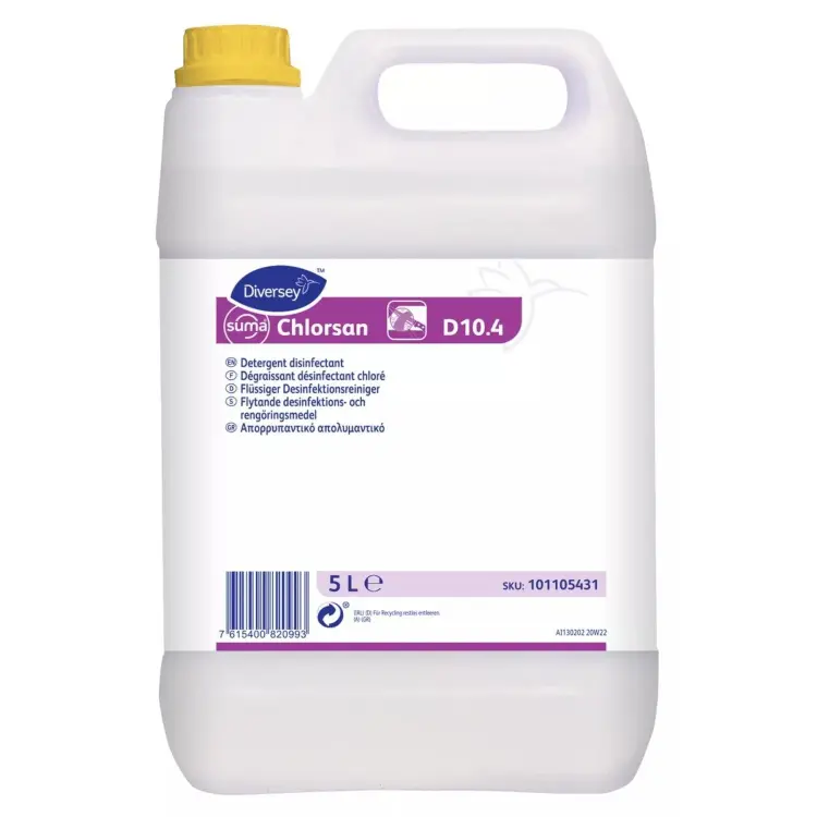 Diversey Suma Chlorsan D10.4 Dezenfektanlı Yüzey Temizleyici 5 Lt - 2