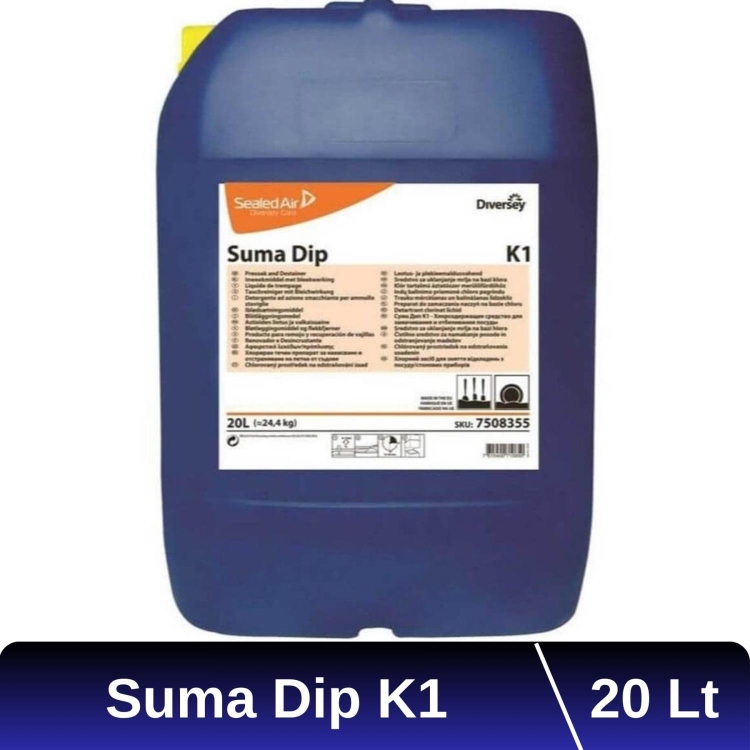 Diversey Suma Dip K1 Bulaşık Leke Çözücü 20 Lt 