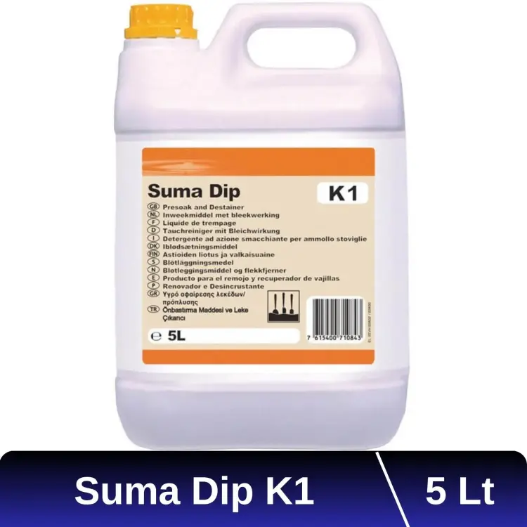 Diversey Suma Dip K1 Bulaşık Leke Çözücü 5 Lt - 1