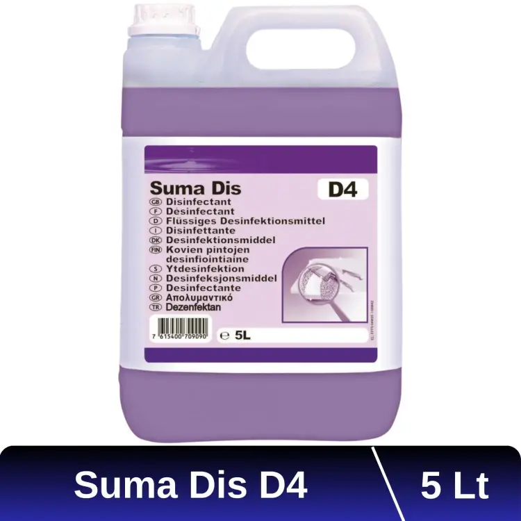Diversey Suma Dis D4 Mutfak Yüzey Dezenfektanı 5 Lt - 1
