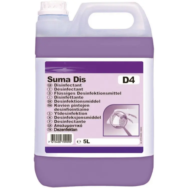Diversey Suma Dis D4 Mutfak Yüzey Dezenfektanı 5 Lt - 2
