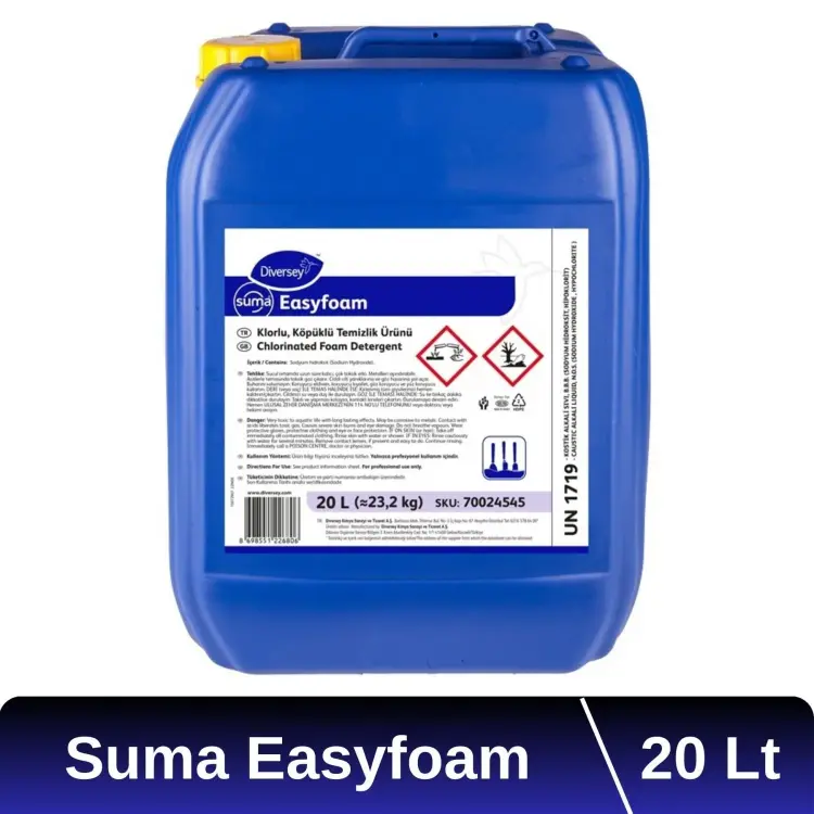 Diversey Suma Easyfoam Klorlu Köpük Temizleyici 20 Lt - 1