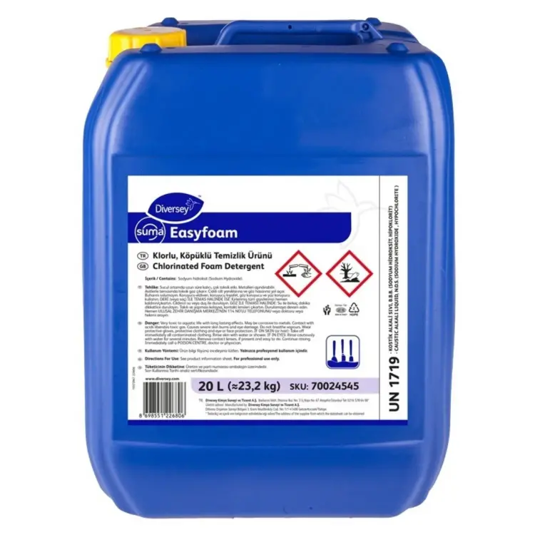 Diversey Suma Easyfoam Klorlu Köpük Temizleyici 20 Lt - 2