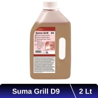 Diversey Suma Grill D9 Ağır Yağ Çözücü Fırın Temizleyici 2 Lt - 1