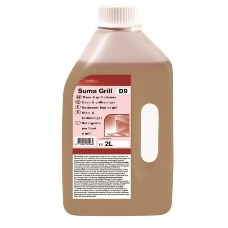 Diversey Suma Grill D9 Ağır Yağ Çözücü Fırın Temizleyici 2 Lt - 2