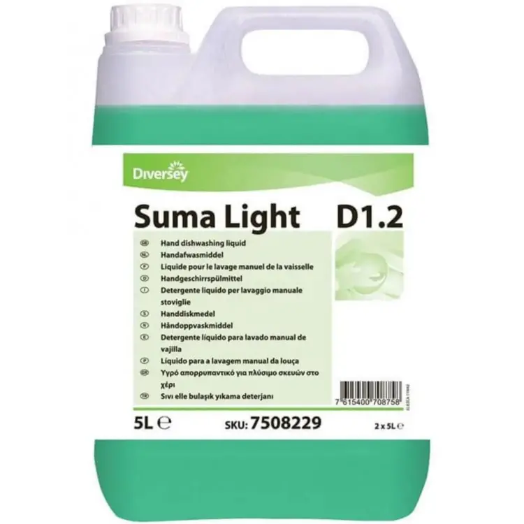 Diversey Suma Light D1.2 Elde Yıkama Bulaşık Deterjanı 5 Lt - 2