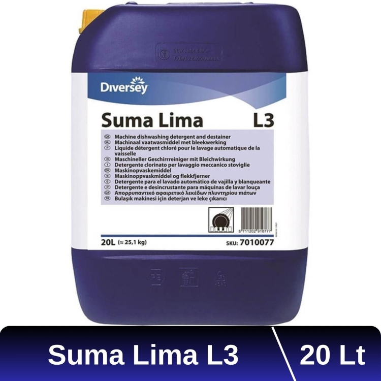 Diversey Suma Lima L3 Sıvı Bulaşık Deterjanı 25 Lt 