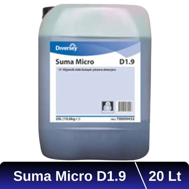 Diversey Suma Micro D1.9 Dezenfektanlı Elde Bulaşık Deterjanı 20 Lt - 1