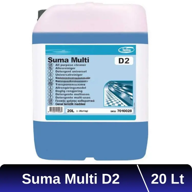 Diversey Suma Multi D2 Genel Yüzey Temizleyici 20 Lt - 1
