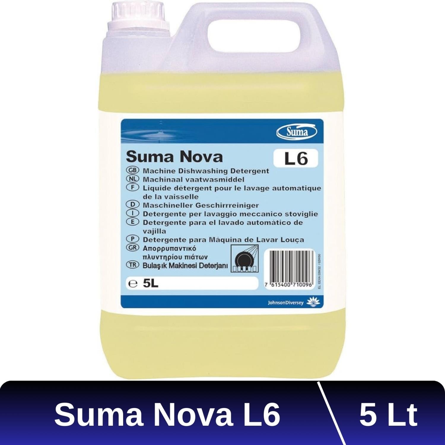 Diversey Suma Nova L6 Sıvı Bulaşık Deterjanı 5 Lt