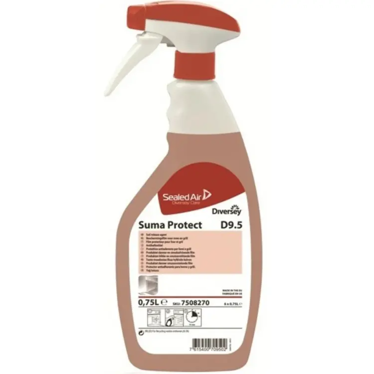 Diversey Suma Protect D9.5 Fırın ve Ankastre Temizleyici 773 Ml - 2