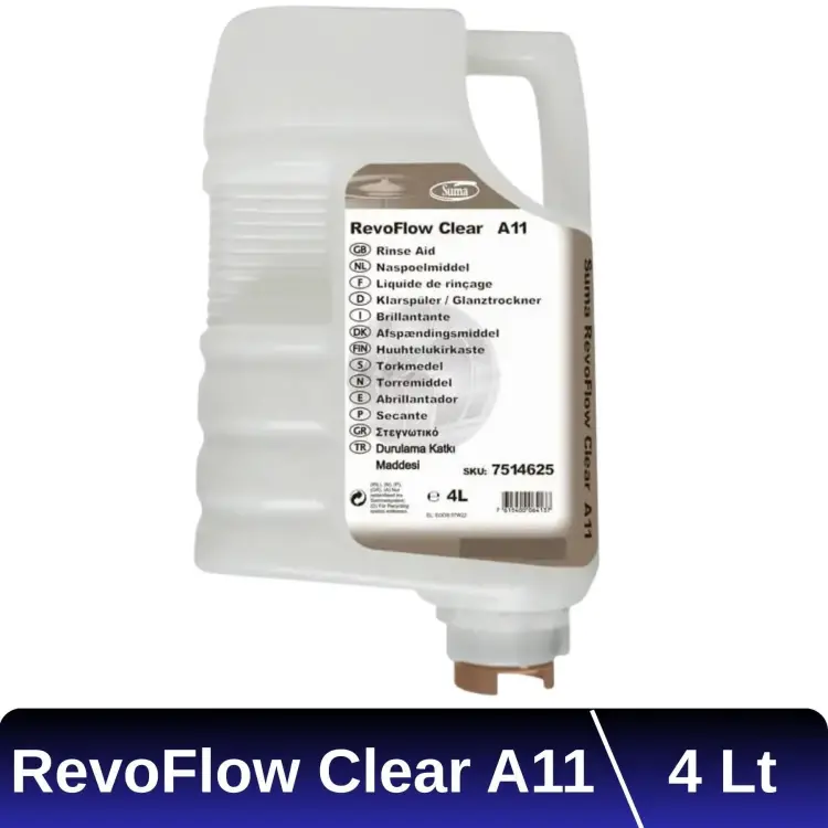 Diversey Suma Revoflow Clear A11 Konsantre Bulaşık Parlatıcı 4 Lt - 2