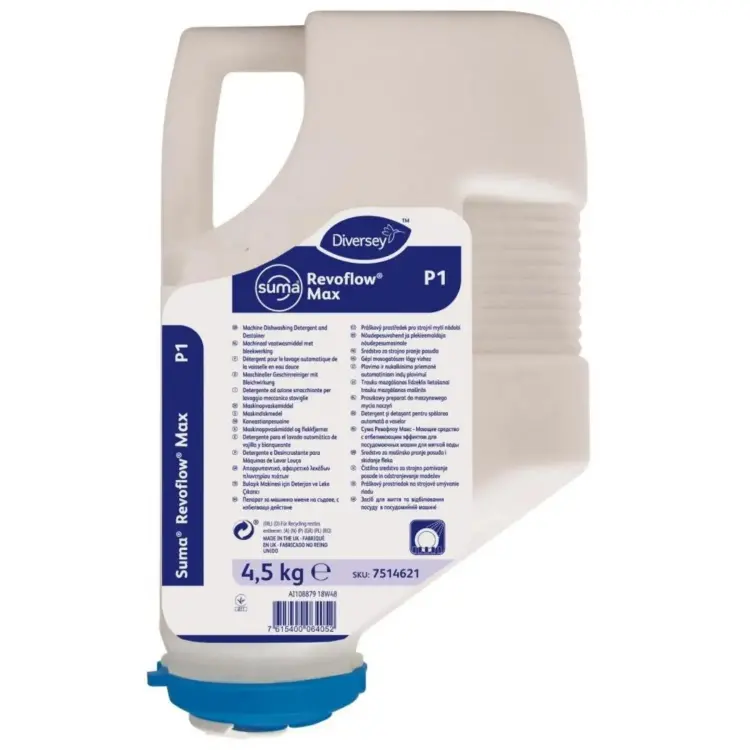 Diversey Suma Revoflow Max P1 Konsantre Bulaşık Deterjanı 4.5 Kg - 2