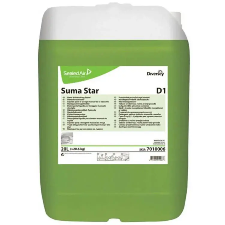 Diversey Suma Star D1 Elde Yıkama Bulaşık Deterjanı 20 Lt - 2