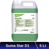 Diversey Suma Star D1 Elde Yıkama Bulaşık Deterjanı 5 Lt - Diversey