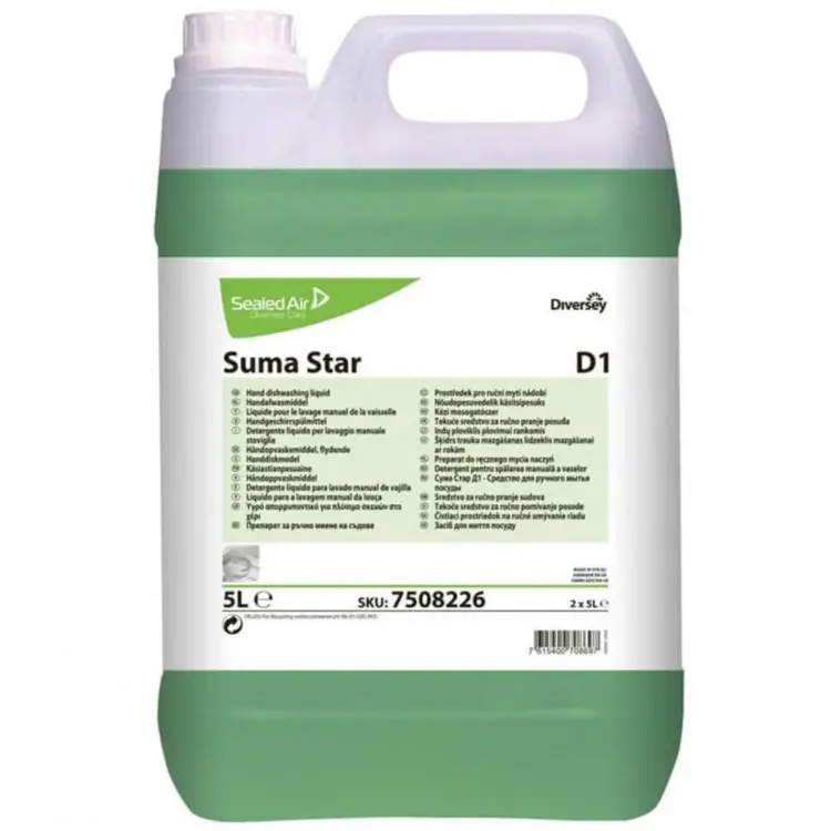 Diversey Suma Star D1 Elde Yıkama Bulaşık Deterjanı 5 Lt - 2