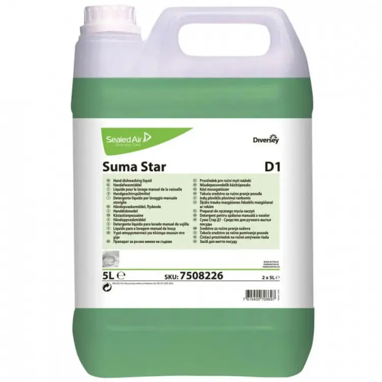 Diversey Suma Star D1 Elde Yıkama Bulaşık Deterjanı 5 Lt - 3
