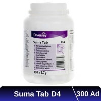 Diversey Suma Tab D4 Tab Dezenfektan Klor Tableti 2.7 Gr 300 Adet - Diversey