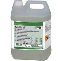 Diversey Taski Actival F4r Ağır Kirler İçin Alkali Kir ve Yağ Çözücü 5 Lt
