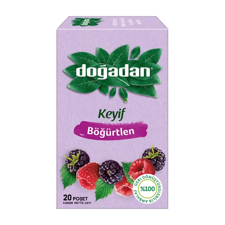 Doğadan Böğürtlenli Karışık Bitki Çayı 18 Li - 1