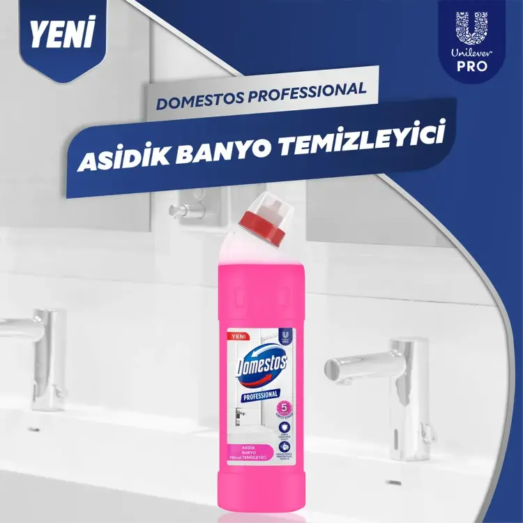 Domestos Professional Asidik Banyo Temizleyici 750 Ml - 6