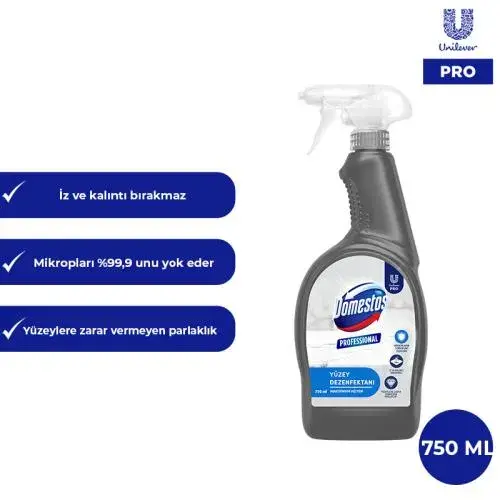 Domestos Professional Yüzey Dezenfektanı 750 Ml - 3