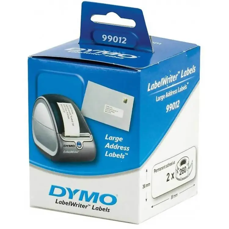 Dymo Geniş Adres Etiketi 520 Etiket 89 x 36 mm 99012 - 1
