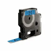 Dymo LabelManager D1 Yedek Şerit 12 mm x 7 Mt Mavi Siyah 45016