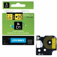Dymo LabelManager D1 Yedek Şerit 12 mm x 7 Mt Sarı Siyah 45018 - Dymo