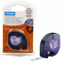 Dymo LetraTag Plastik Şerit 12 mm x 4 Mt Şeffaf 12268 - 1