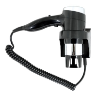 Easton ES-5527 Saç Kurutma Makinesi 1600W Siyah Otel Tipi - XINDA