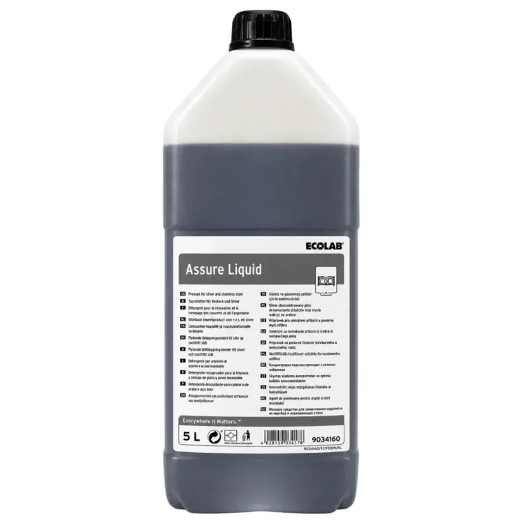 Ecolab Assure Liquid Ön Islatma ve Gümüş Temizleme Ürünü Konsantre 5 Kg - 1