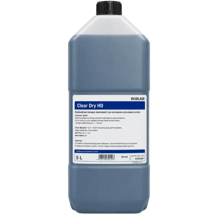 Ecolab Clear Dry HD Bulaşık Parlatıcı Konsantre Sıvı 5 Kg - 1
