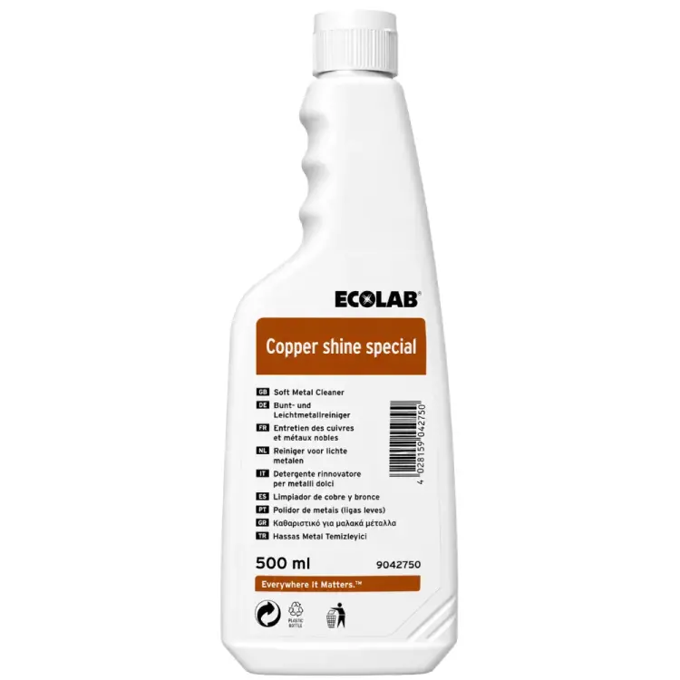 Ecolab Copper Special Prinç Bakır Bronz ve Gümüşler için Sıvı Parlatıcı 500 Ml - Ecolab