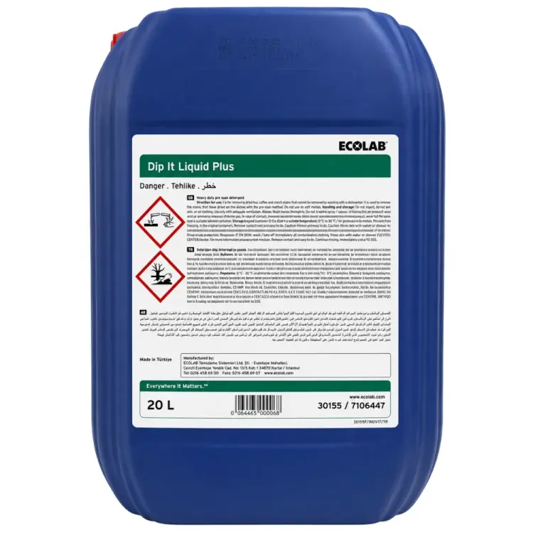 Ecolab Dip-It Liquid Klor Bazlı Ön Daldırma Ürünü 20 Kg - 1