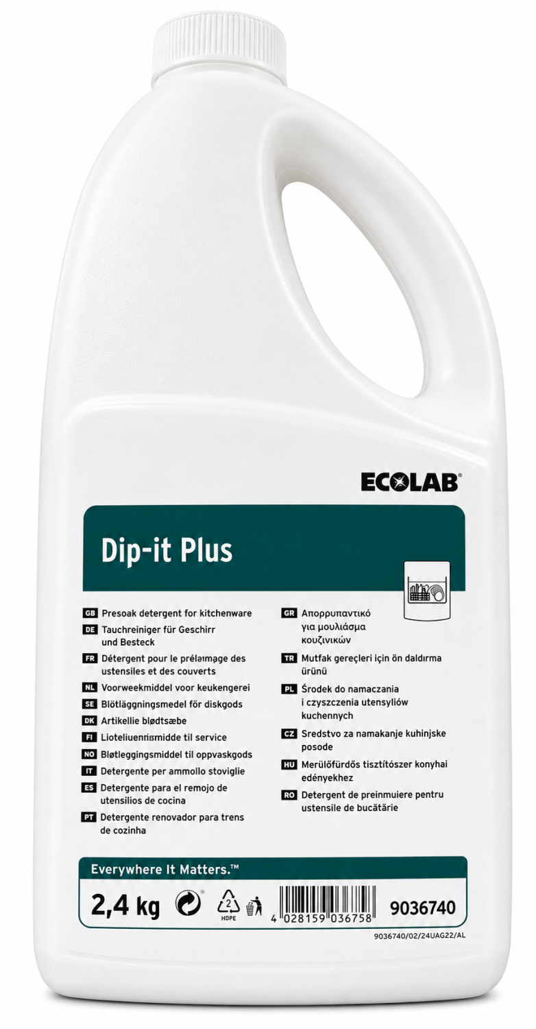 Ecolab Dip-It Plus Leke Çıkarıcı Ön Daldırma Ürünü Konsantre Toz 2.40 Kg