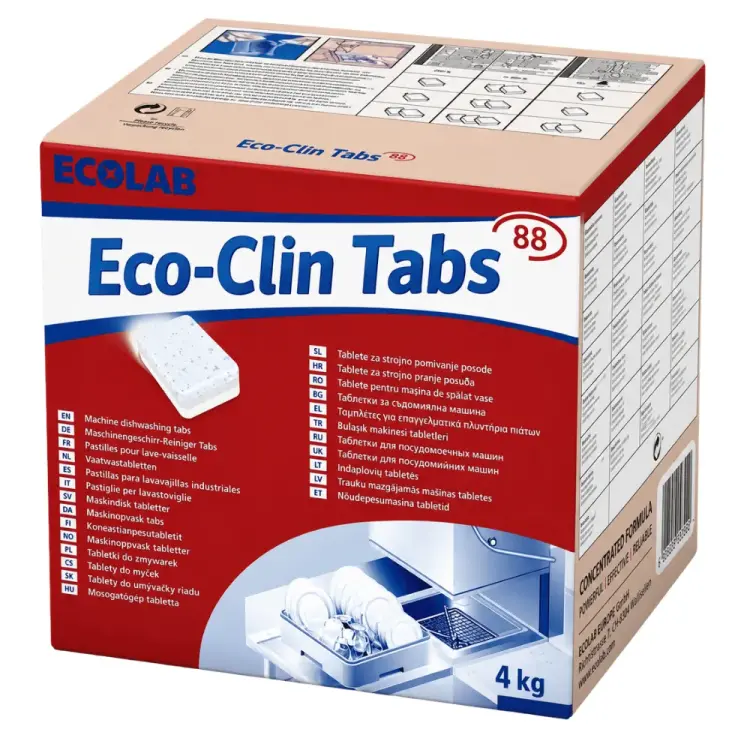 Ecolab Ecolin Endüstriyel Bulaşık Makinesi Tableti Tabs 88 200 Lü - 1