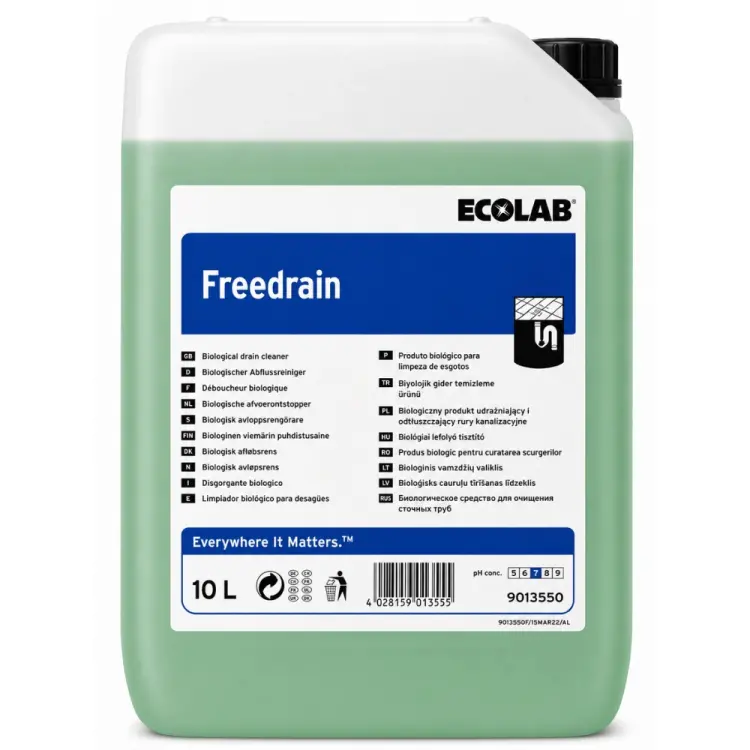 Ecolab Freedrain Biyolojik Gider Temizleyici 10 Kg - 1