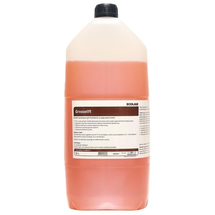 Ecolab Greaselift Gril Temizleme ve Yağ Çözücü 5 Kg 