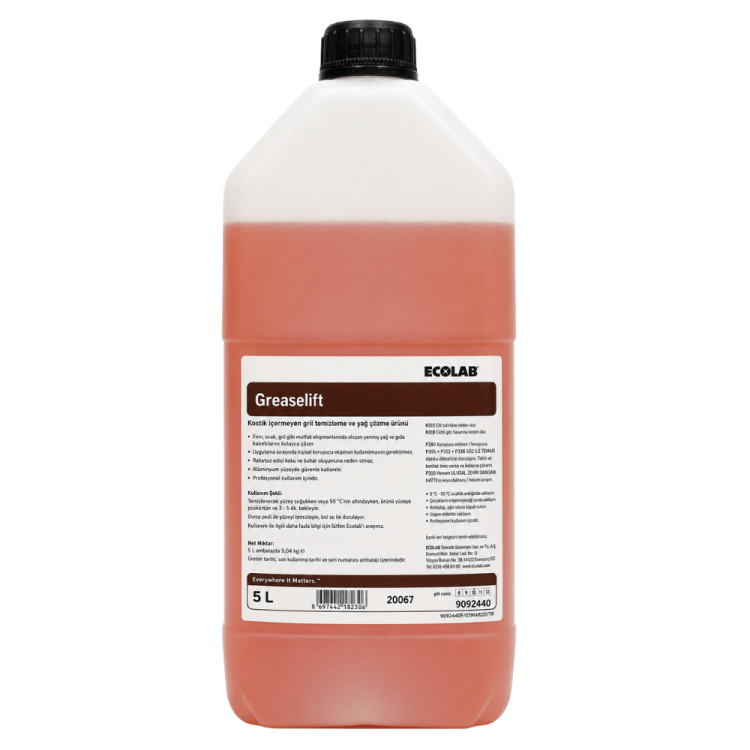 Ecolab Greaselift Gril Temizleme ve Yağ Çözücü 5 Kg 