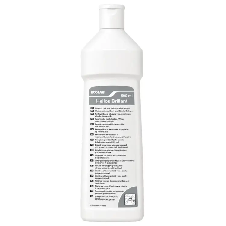 Ecolab Helios Brillant Paslanmaz Çelik Yüzey Temizleyici ve Bakım 500 Ml - 1