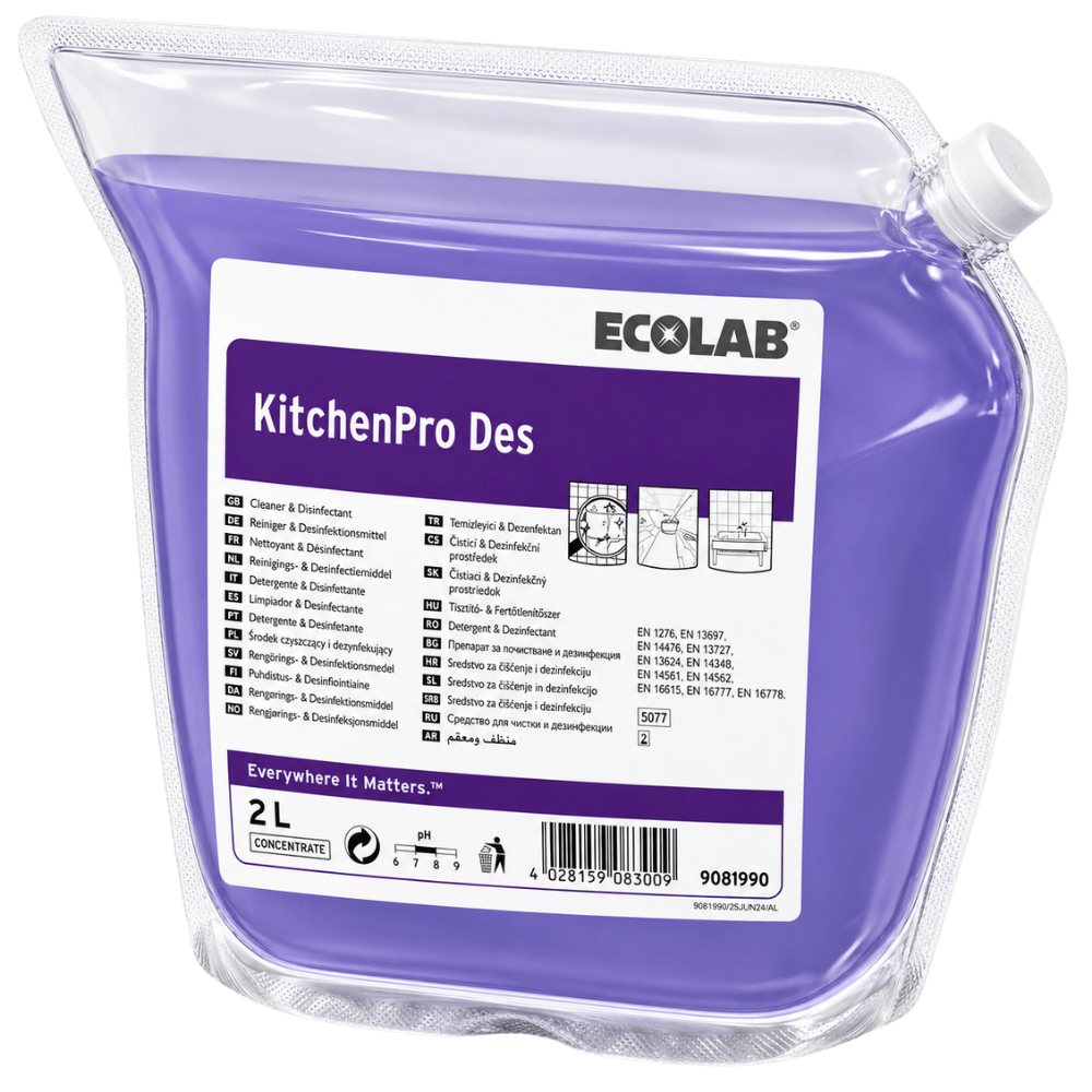 Ecolab KitchenPro Des Ultra Konsantre Temizleyici ve Dezenfektan 2 Kg