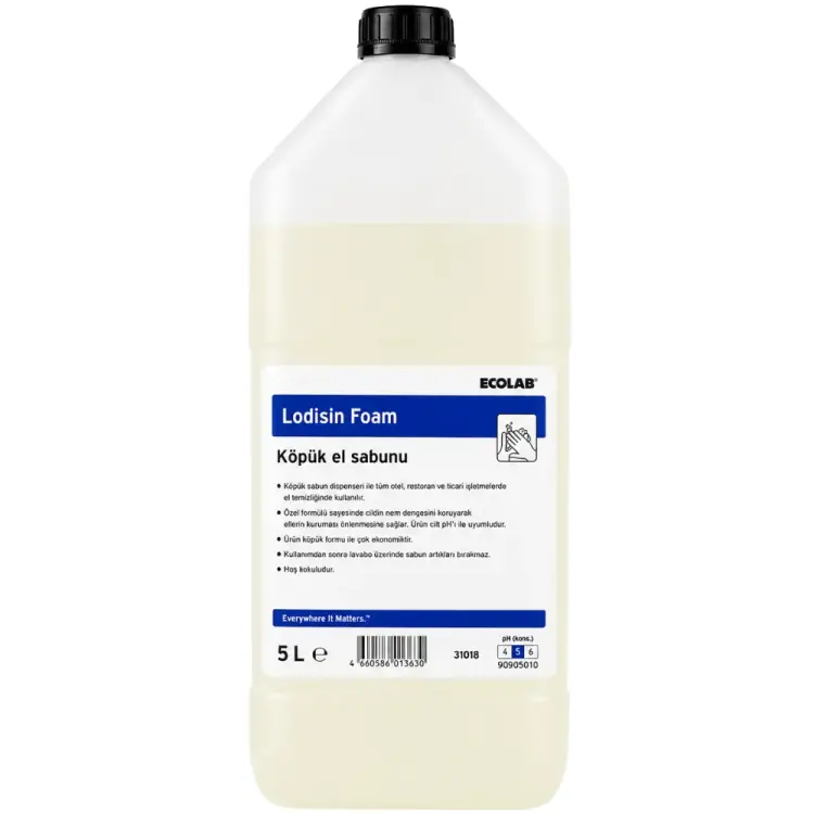 Ecolab Lodisin Foam Köpük El Sabunu 5 Kg - 1