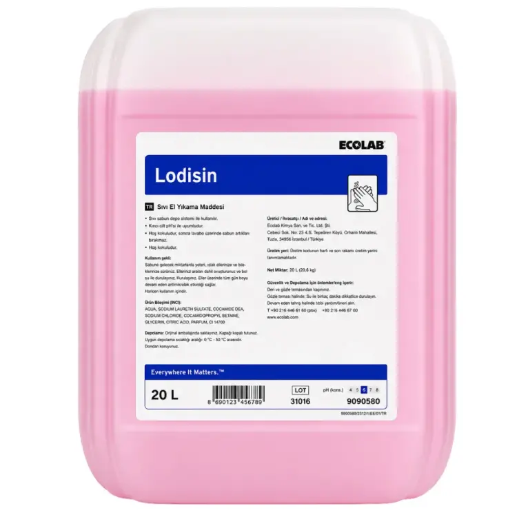 Ecolab Lodisin Sedefli El Sabunu Pembe 20 Kg - 1