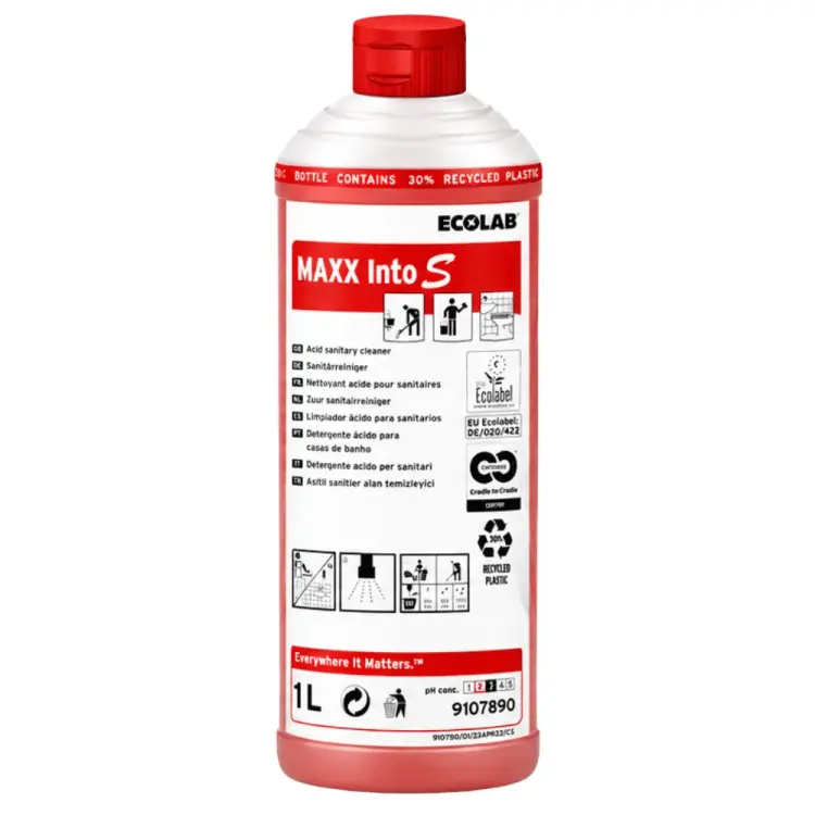 Ecolab Maxx Into S Çok Amaçlı Saniter Alan Temizleyici 1 Lt - 1