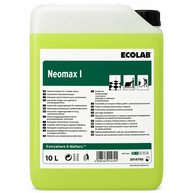 Ecolab Neomax I Seramik ve Çini Benzeri Taşlar için Temizleyici 10 Kg - 1