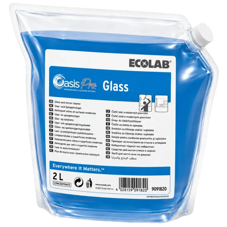 Ecolab Oasis Pro Glass Cam Temizleyici 2 Lt - Ecolab